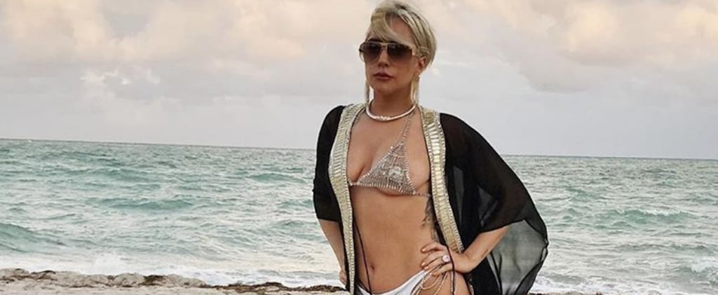 Lady Gaga Wearing a Swimsuit