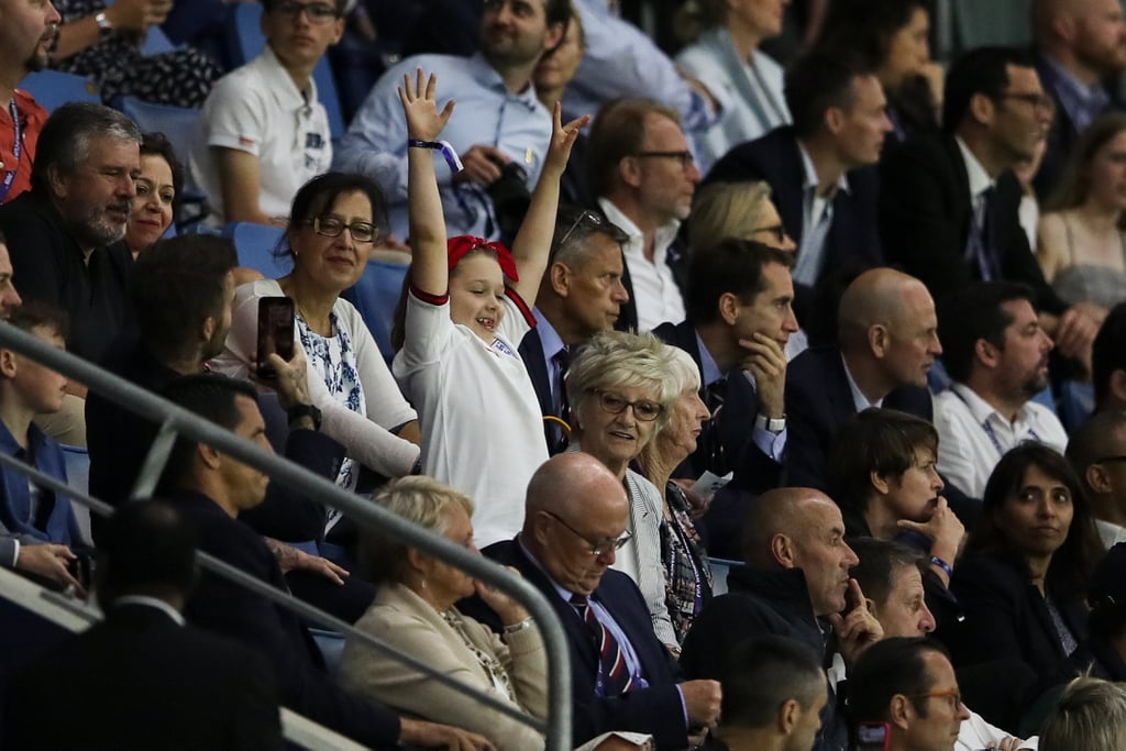 David Beckham and Harper at World Cup Pictures June 2019