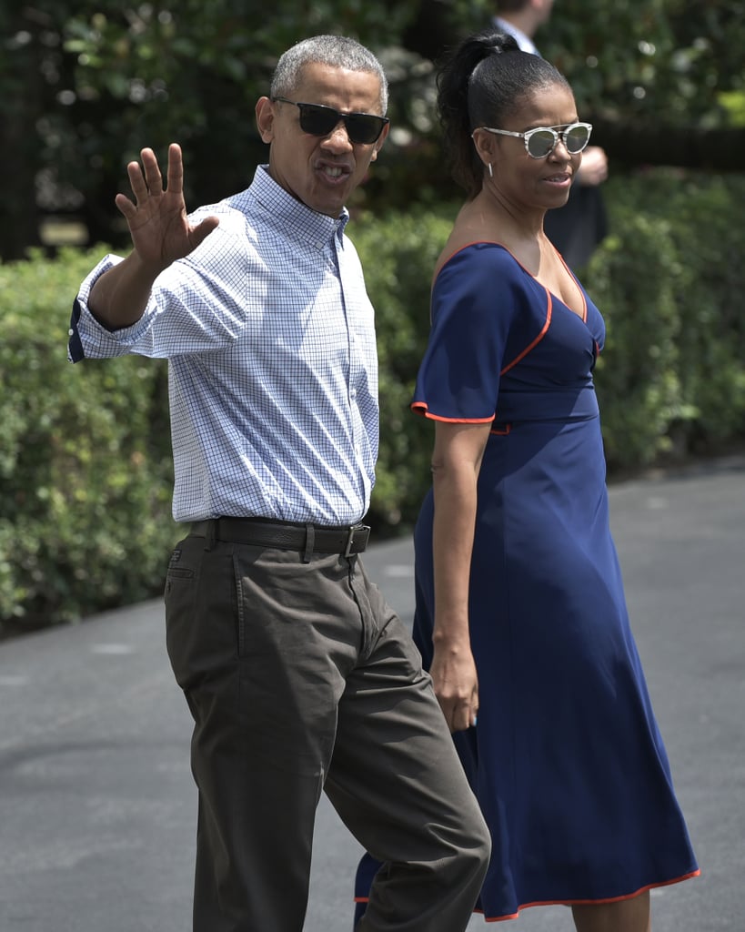 Michelle Obama's Dress on Vacation in Martha's Vineyard 2016