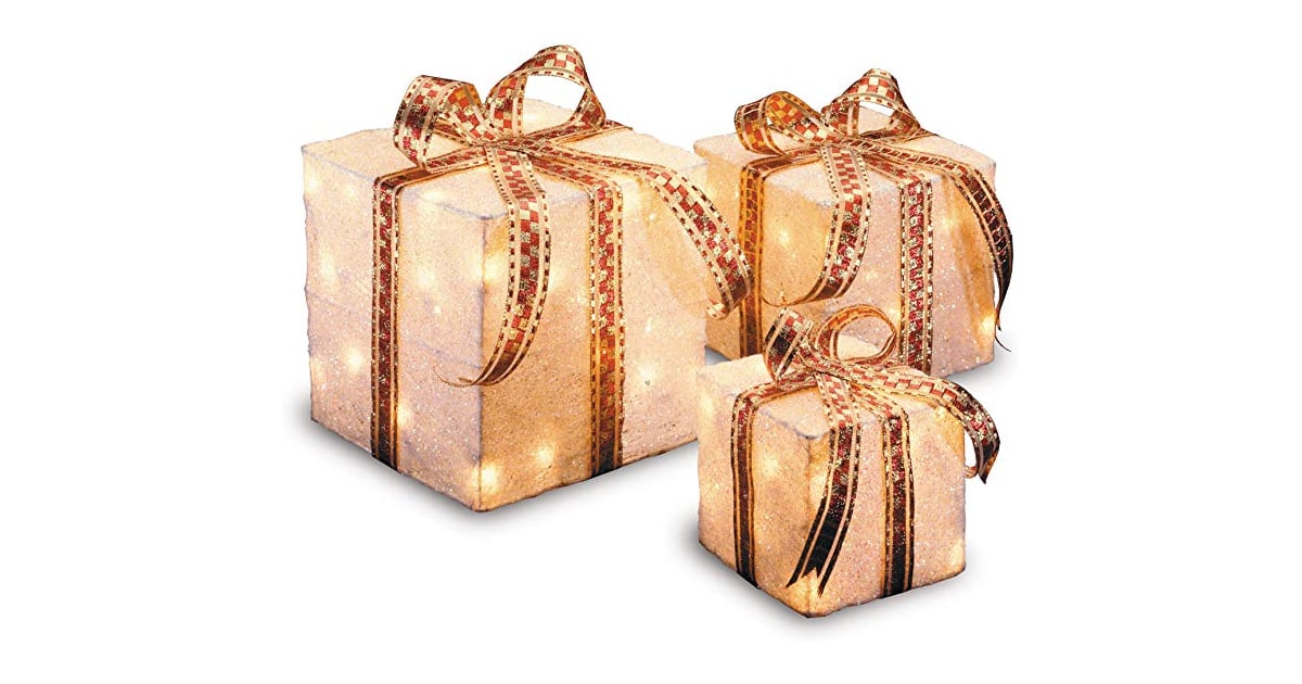 Assorted Outdoor Gift Boxes  The 50 Best Outdoor Christmas Decorations