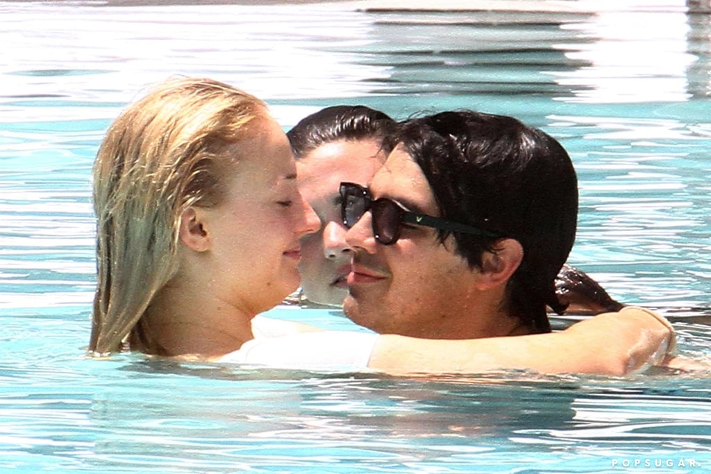 Joe Jonas and Sophie Turner Kissing in Miami August 2018