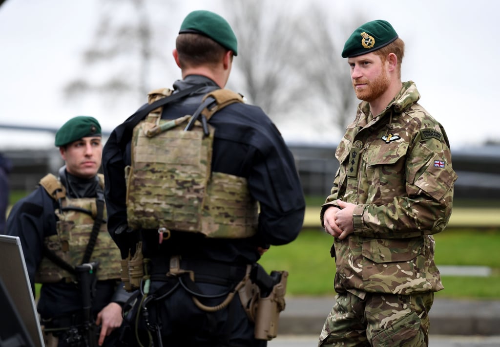 Prince Harry in Uniform at Green Beret Presentation 2019