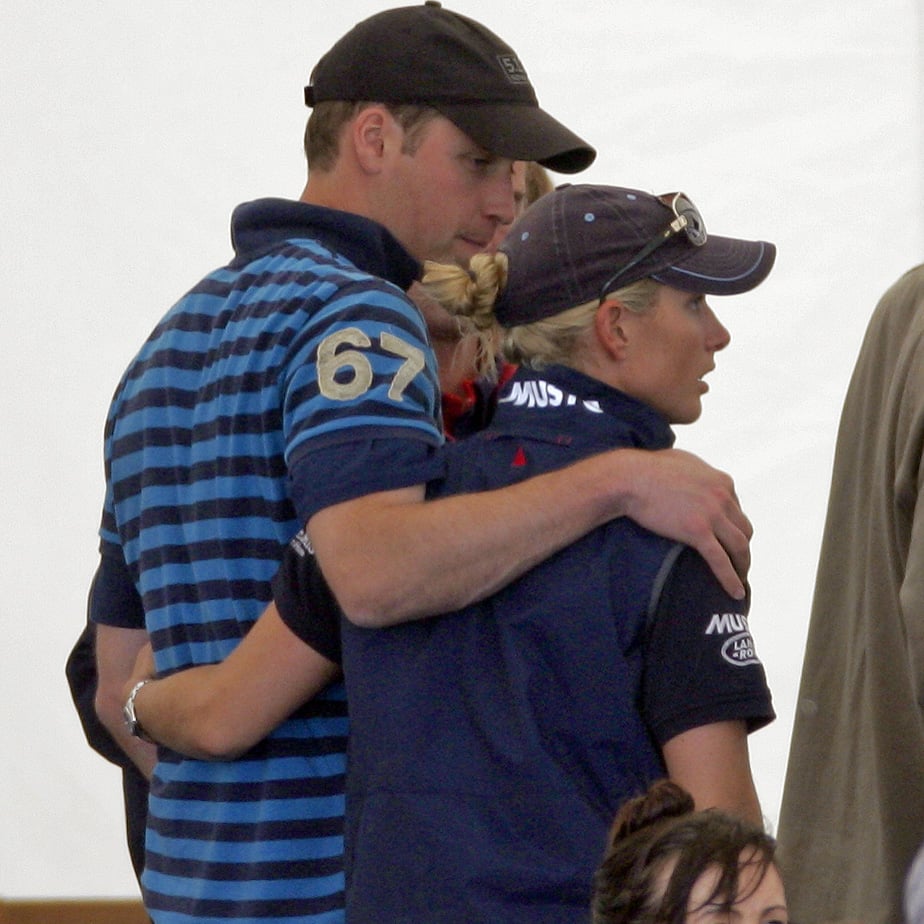 Zara and her cousin Prince William shared a family moment at a horse competition last year.