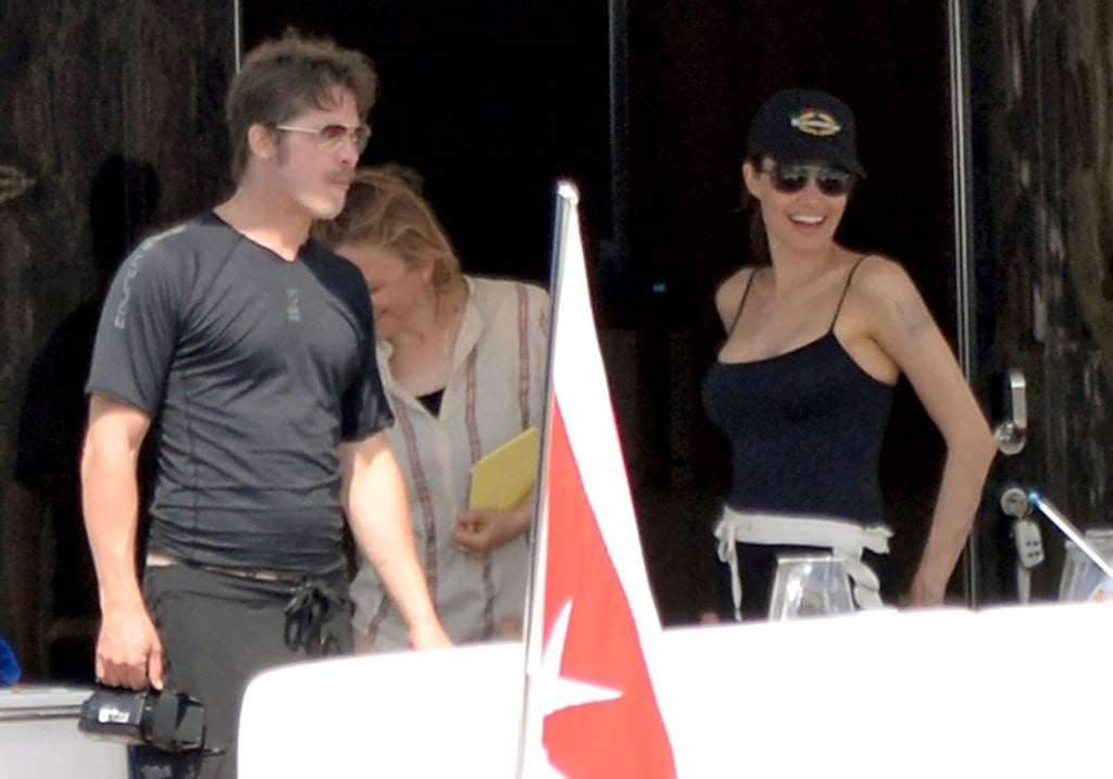 Brad Pitt and Angelina Jolie took a break from their busy schedules to have a sweet family yacht day in Malta.