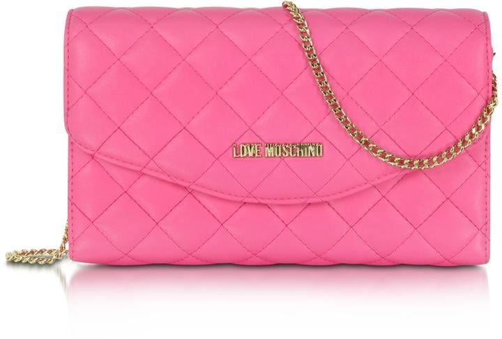 Love Moschino Evening Quilted Eco Leather Crossbody Bag