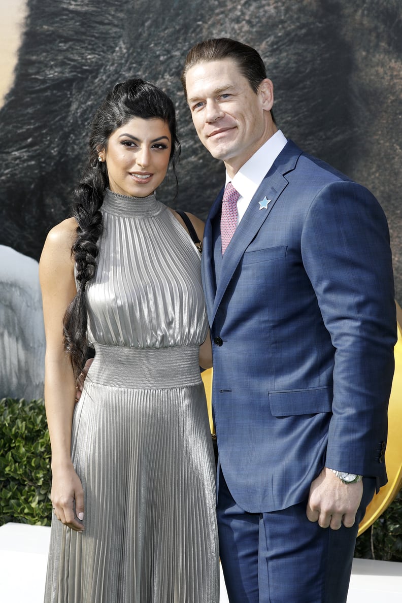 CALIFORNIA, UNITED STATES - JANUARY 11 2020: Shay Shariatzadeh and John Cena photographed at the Premiere 'Dolittle' at Regency Village Theatre on January 11, 2020 in Westwood, California.- PHOTOGRAPH BY P. Lehman / Future Publishing (Photo credit should 