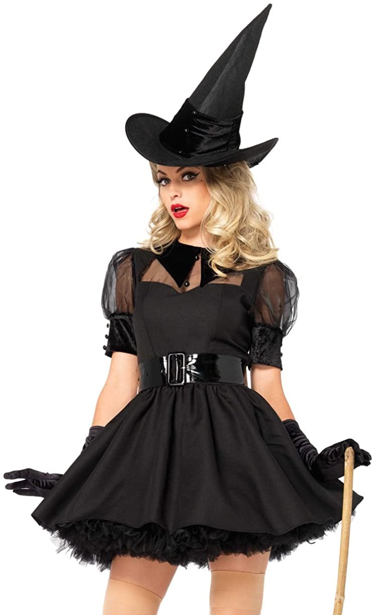Spellbound Witch Adult Halloween Ladies Fancy Dress Up to XXL Costume