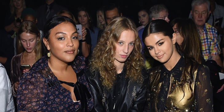 Selena Gomez Gold Dress at Coach Fashion Show September 2018 | POPSUGAR