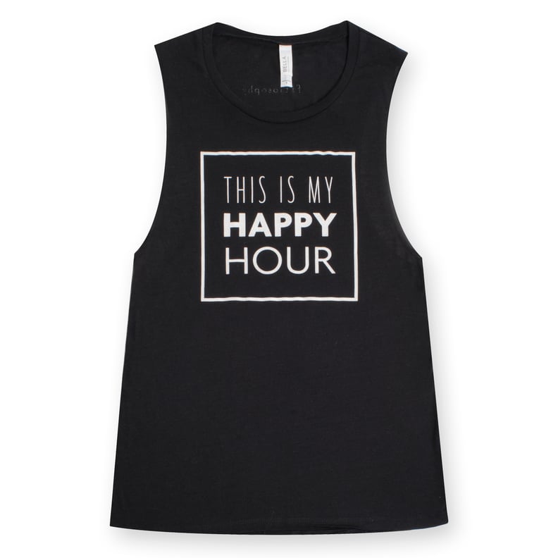 Fitlosophy This Is My Happy Hour Tank