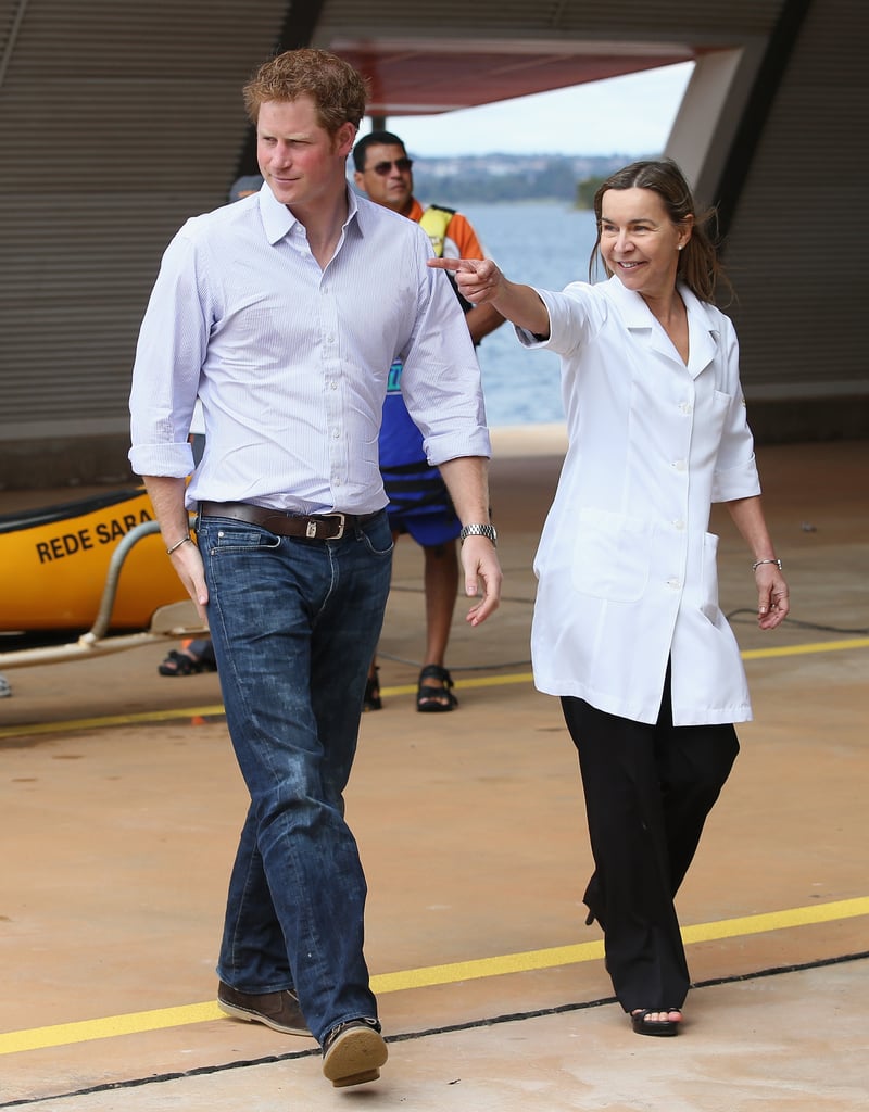 Prince Harry at the World Cup in Brazil