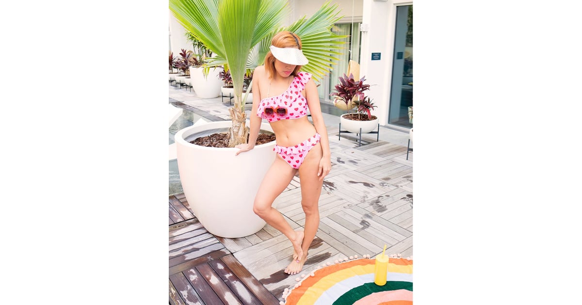 Lazy Oaf Ruffle Heart Bikini Best Swimsuits From Ban.do POPSUGAR