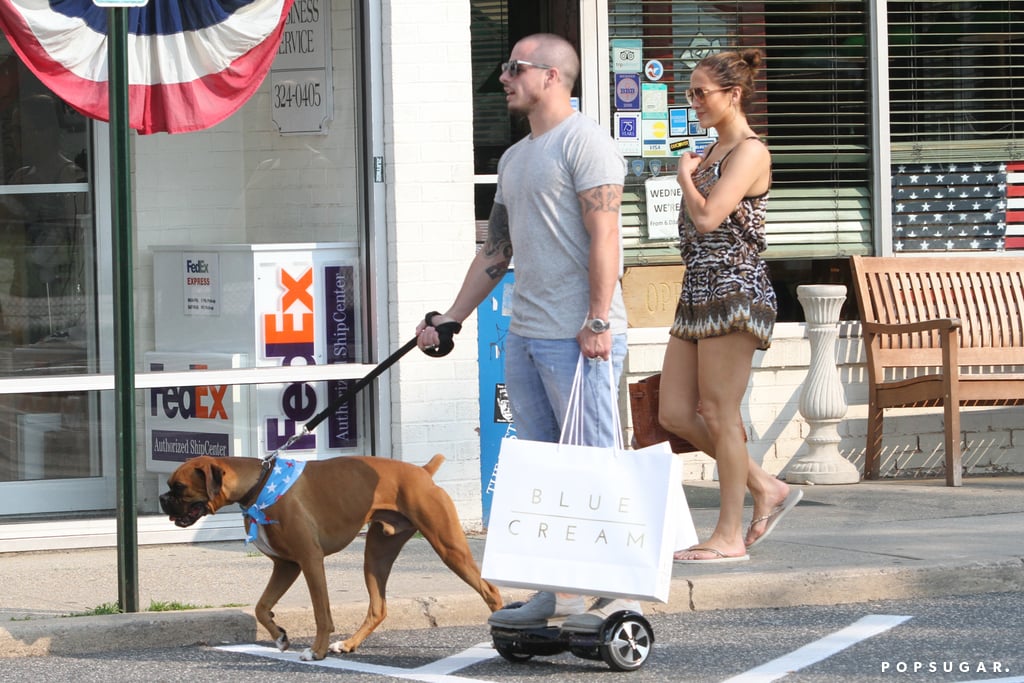 Jennifer Lopez and Casper Smart in the Hamptons