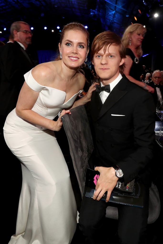 Pictured: Amy Adams and Lucas Hedges