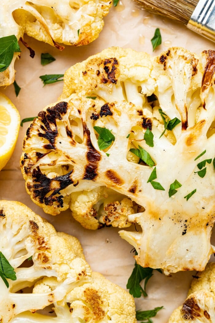 Grilled Cauliflower Steaks