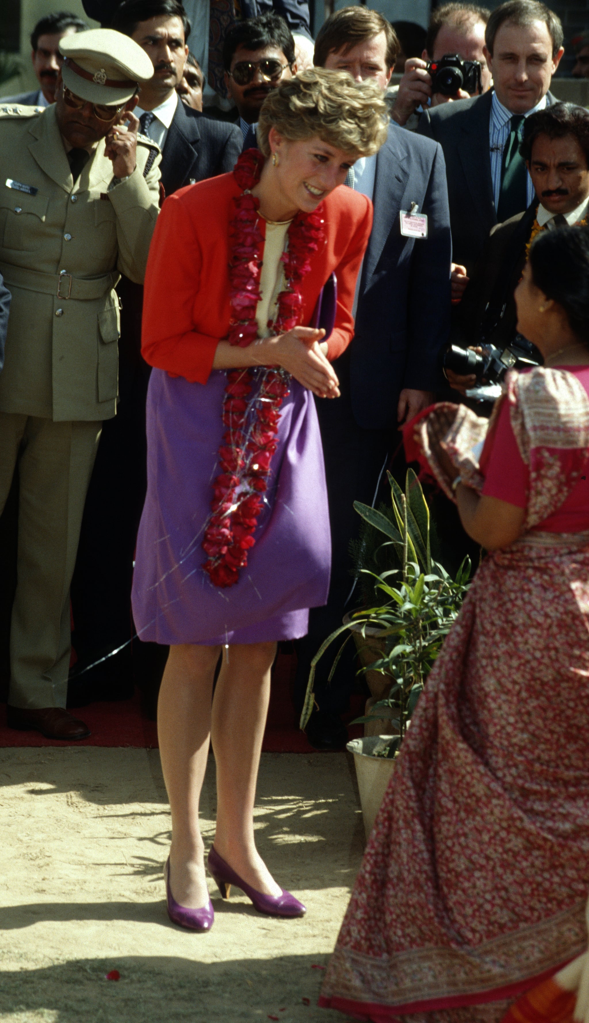 Princess Diana And Kate Middleton Wearing Catherine Walker Popsugar Fashion