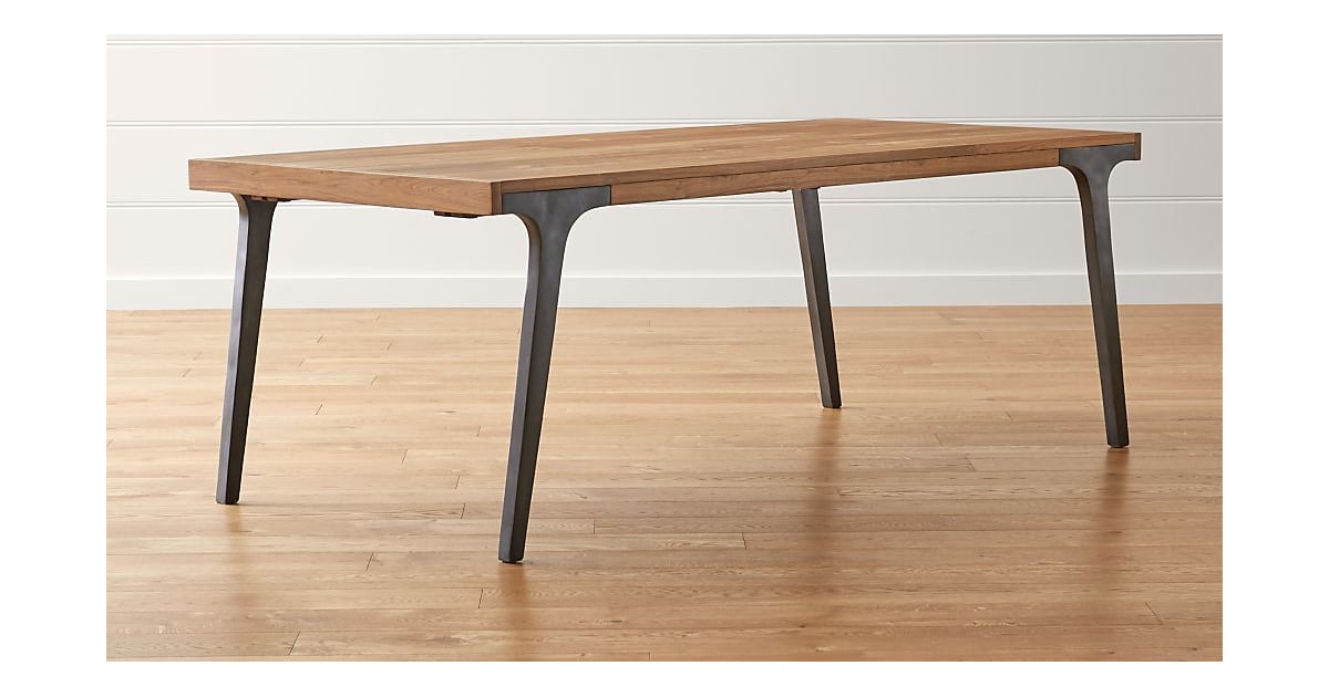 Lakin recycled teak extendable shop dining table
