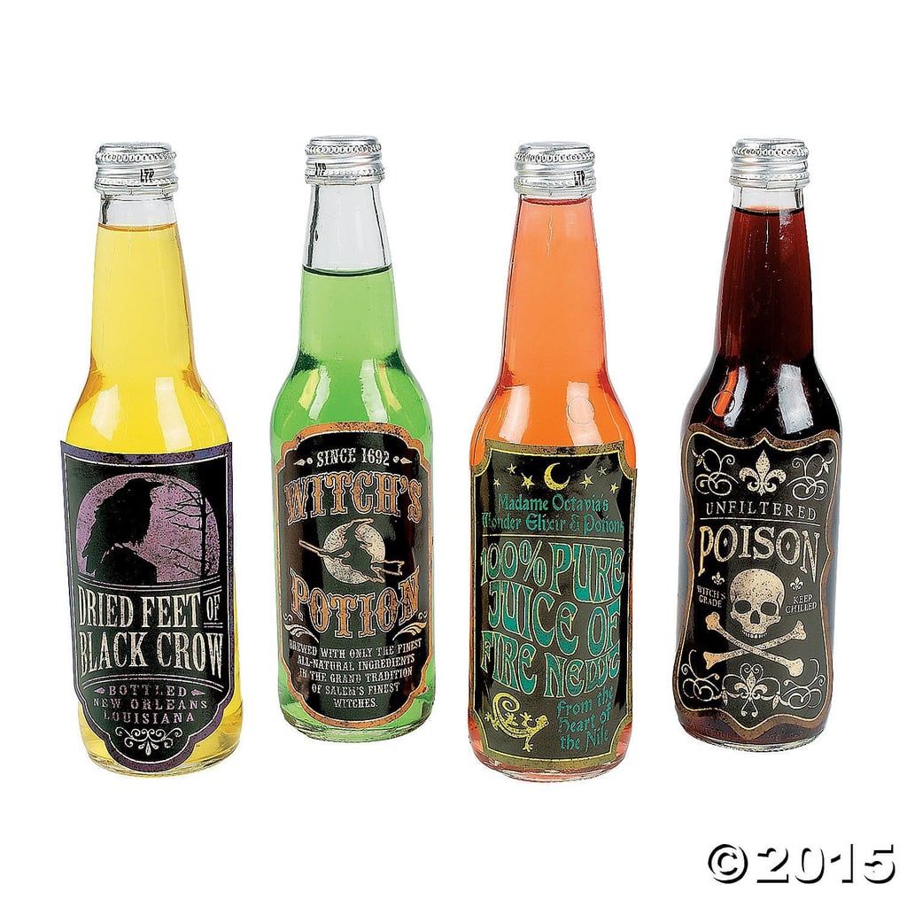 Even something as simple as your beer or soda bottles can be on-theme when you slap Halloween Bottle Labels ($9 for set of 12) on them.
