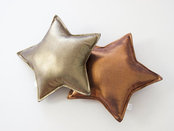 Copper Star Pillow