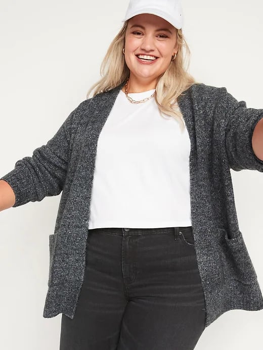 Old Navy Cosy-Knit Open-Front Cardigan Sweater