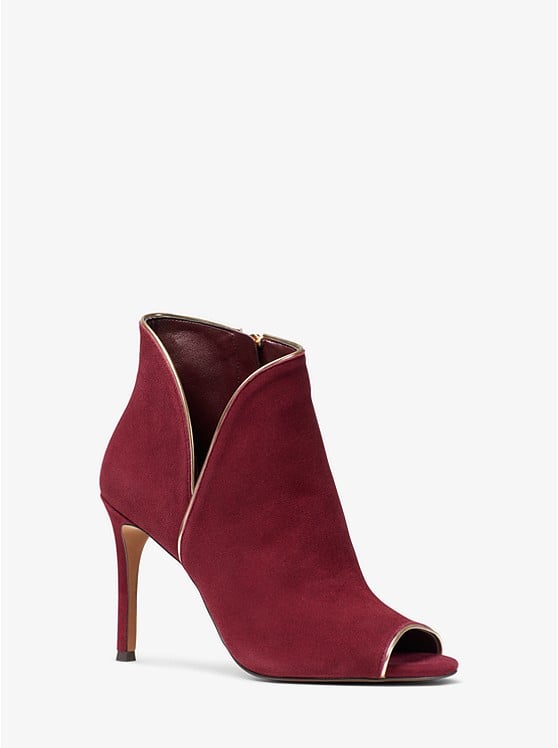 Alternative: Michael Kors Harper Suede Open-Toe Ankle Boot