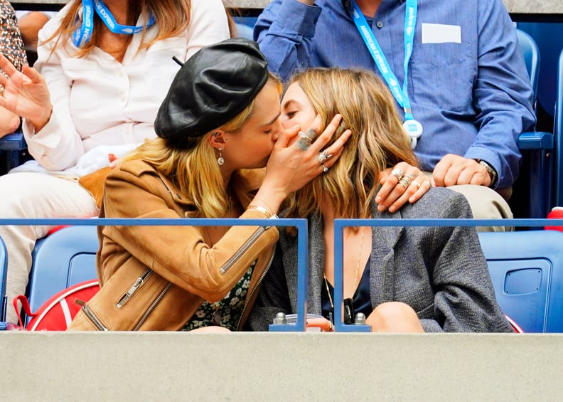 Sept. 2019: Cara and Ashley Snuggle Up at the US Open