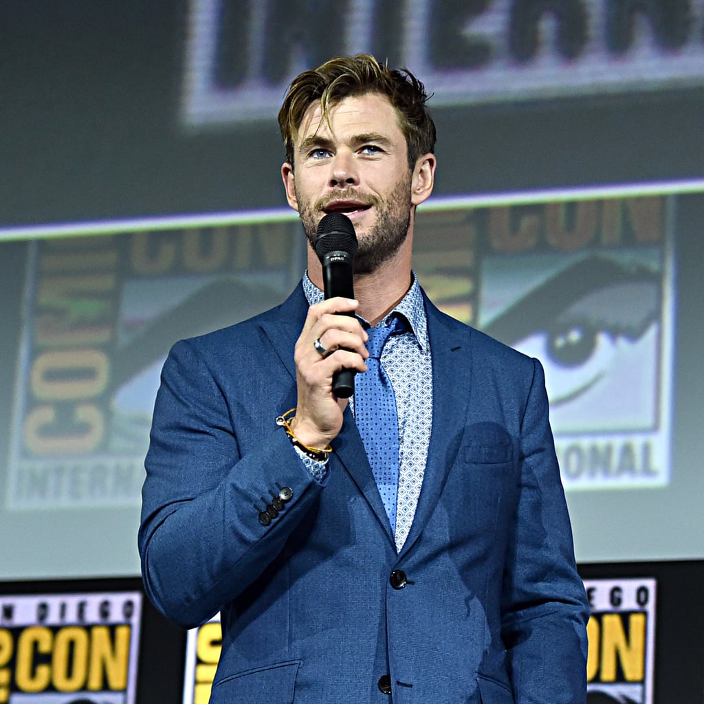 Pictured: Chris Hemsworth at San Diego Comic-Con.