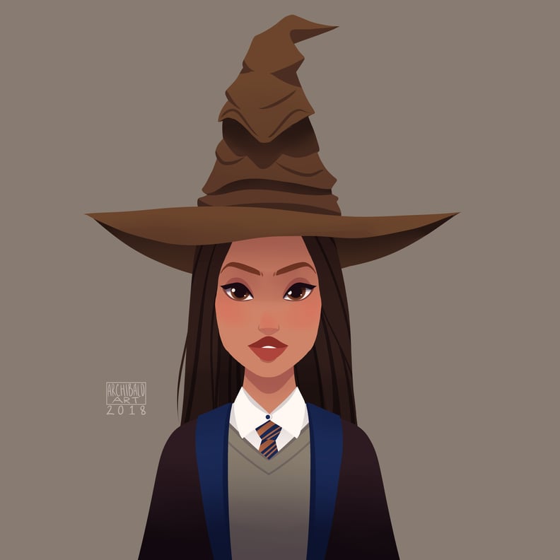 Pocahontas as a Ravenclaw