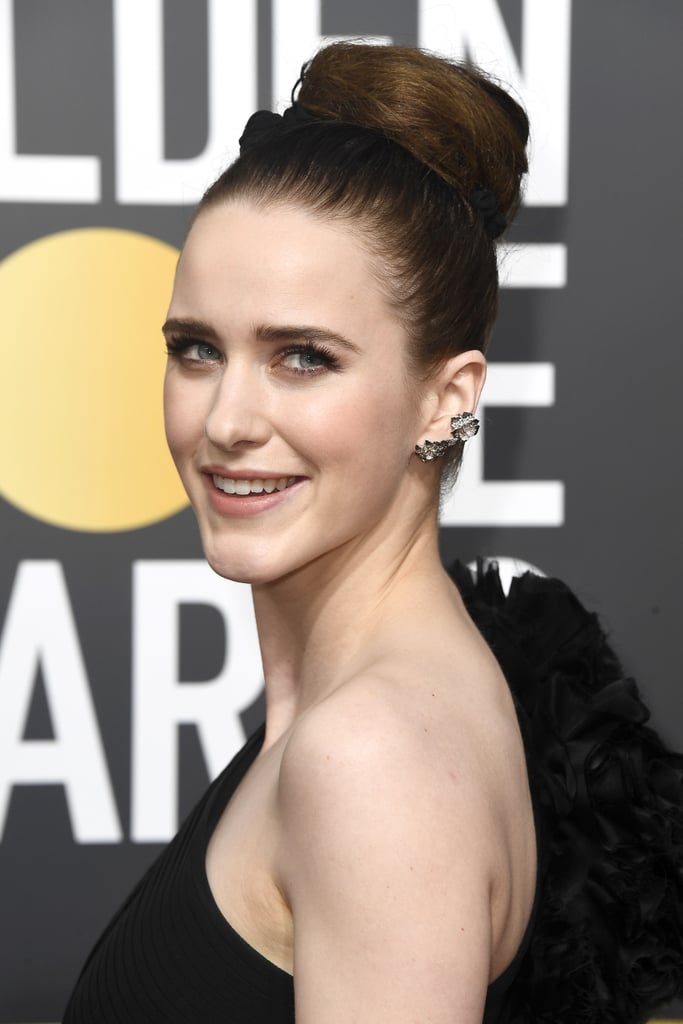 Rachel Brosnahan's Hair and Makeup 2018 Golden Globes