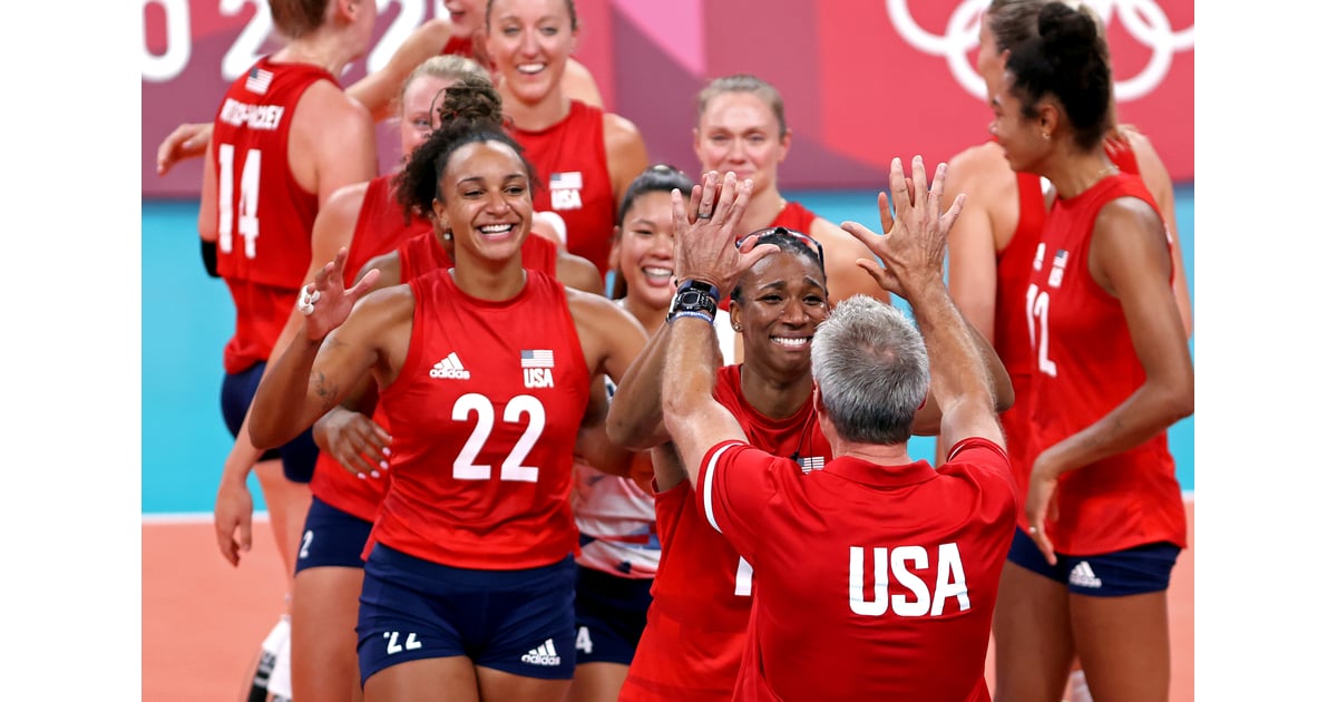 The Us Womens Volleyball Team Wins Their First Olympic Gold Popsugar Fitness Uk Photo 10