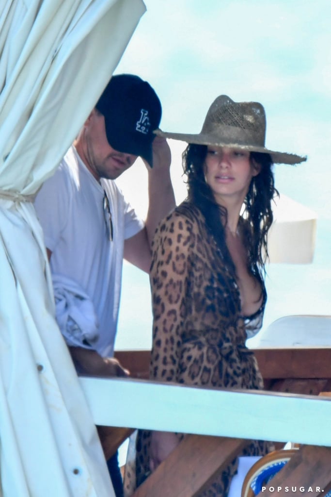 Camila Morrone Leopard Bikini With Leonardo DiCaprio Italy