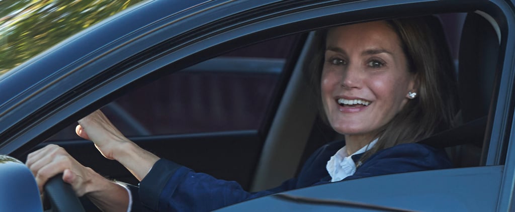 Queen Letizia Driving Princess Leonor to School Pictures