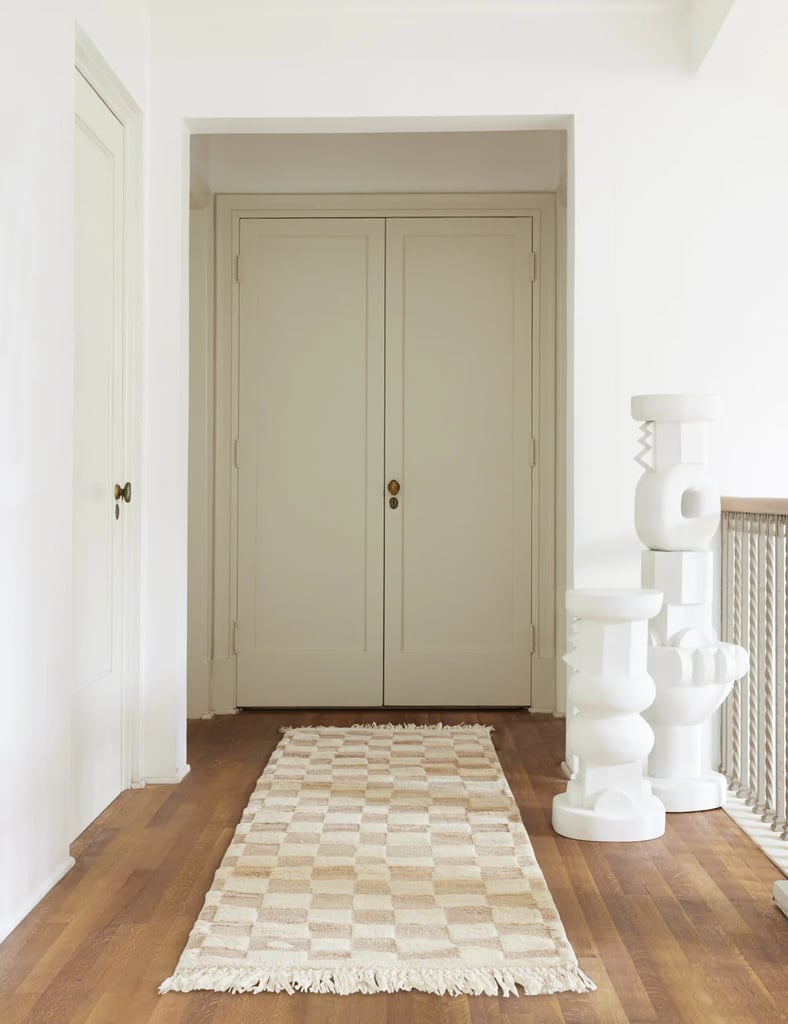 An On-Trend Rug: Irregular Checkerboard Rug by Sarah Sherman Samuel