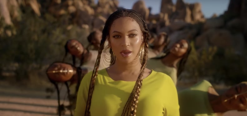 Beyoncé's Lip Gloss and Highlighter in "Spirit" Music Video