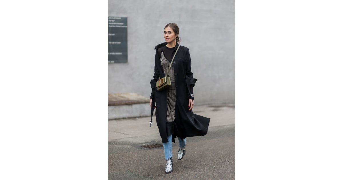 Wear Pants Under a Dress Winter Fashion Hacks Fashion Girls Swear By POPSUGAR Fashion Photo 9