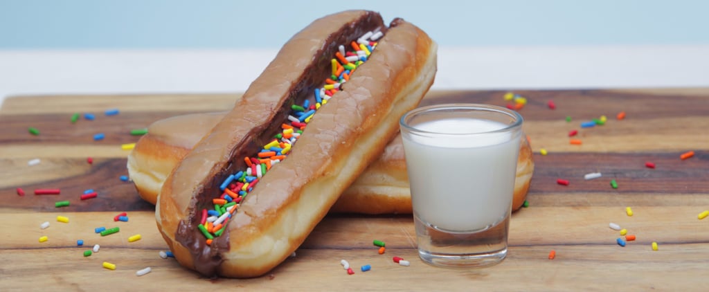 Doughnut Milk Luge