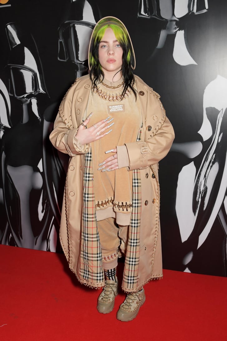 Billie Eilish Wears Custom Burberry at the 2020 BRIT Awards | Billie ...