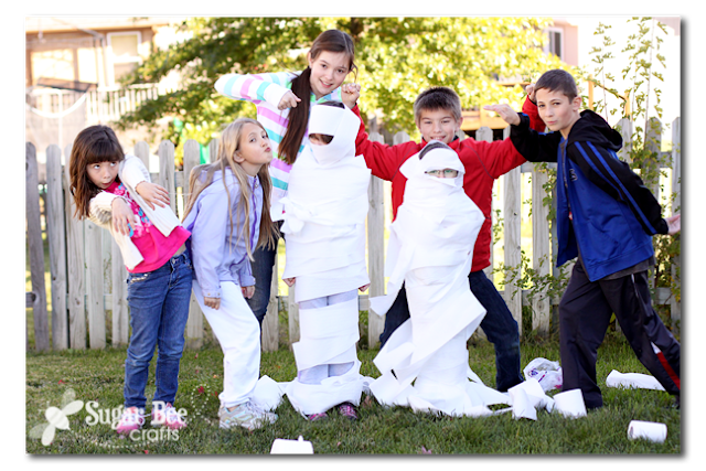 Toilet Paper Mummy Game