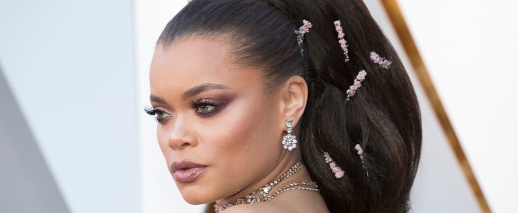 Andra Day's Hair and Makeup at the Oscars 2018