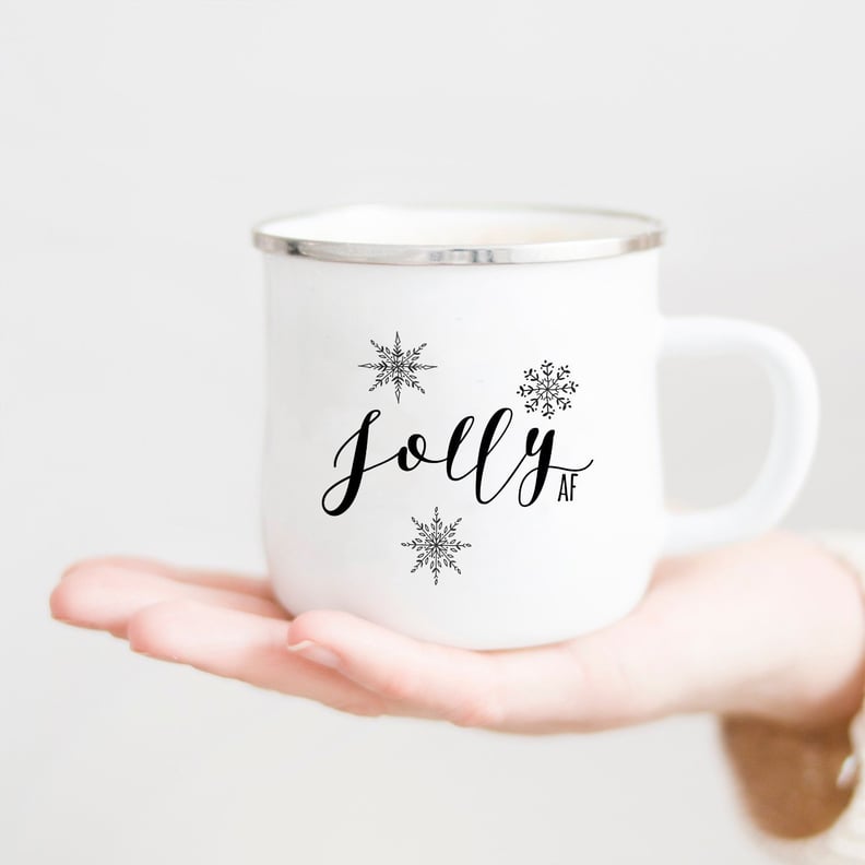 Jolly AF Christmas Camp Mug