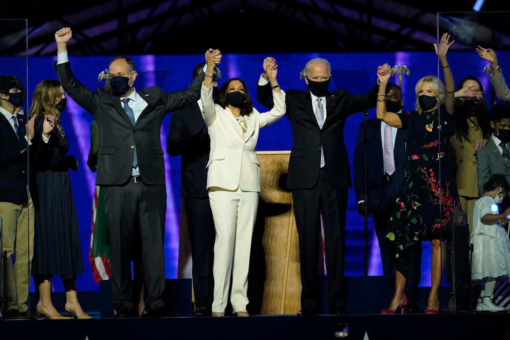 Kamala Harris and Her Nieces Wore All-White For Election Win