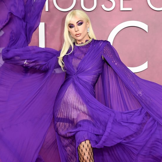 Lady Gaga's Purple Gown at the House of Gucci UK Premiere