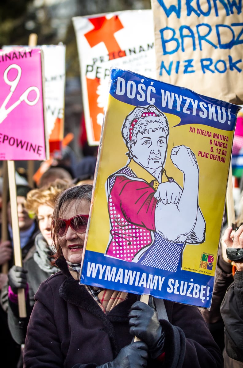 International Women's Day in Poland, 2012