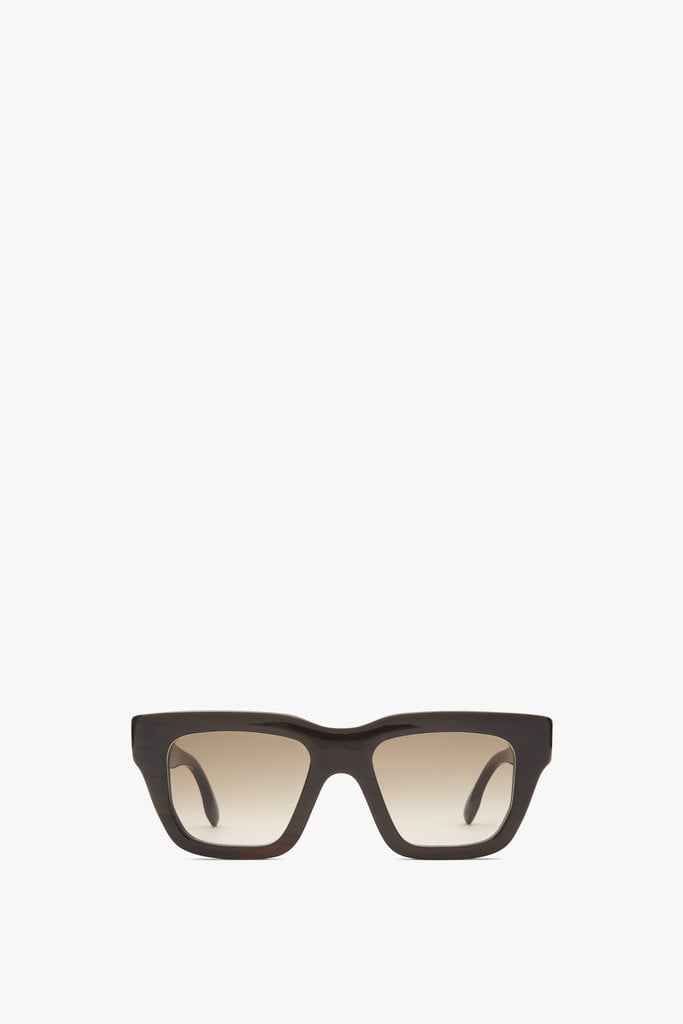 Victoria Beckham Small Bevelled Square Horn