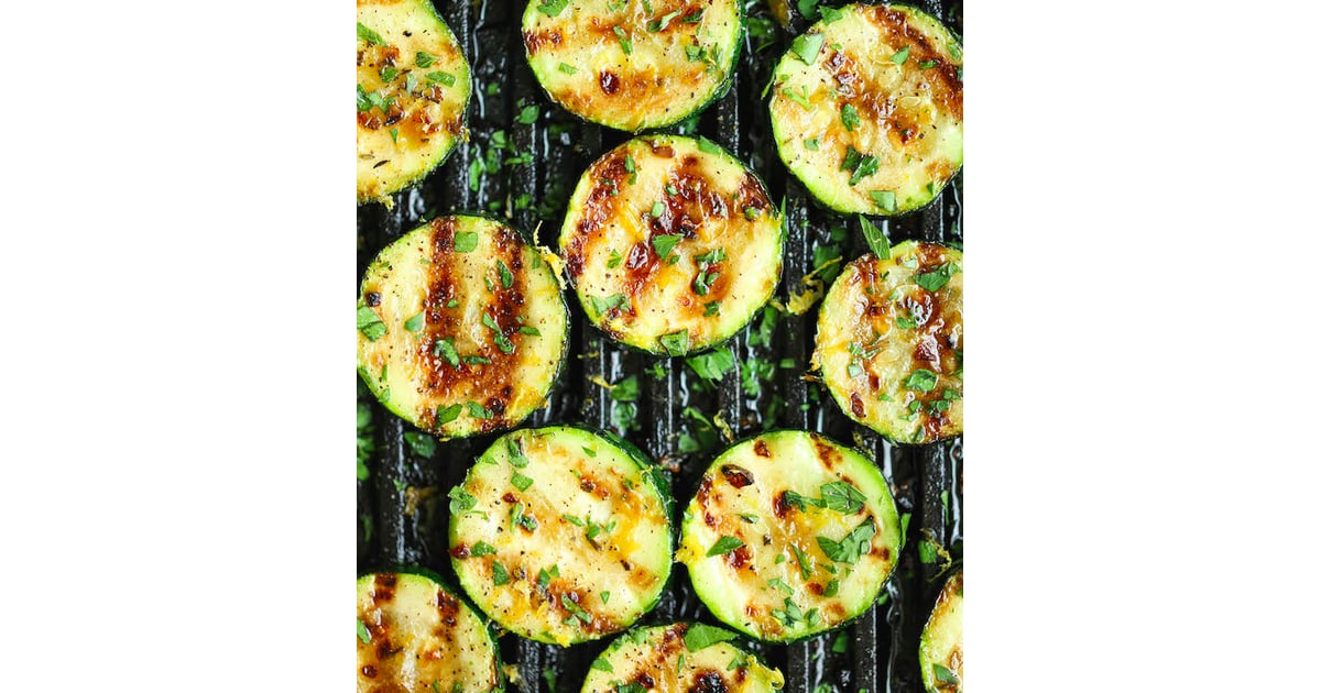 Grilled Lemon Garlic Zucchini 23 Grill Pan Recipes For Easy Summer Dinners Popsugar Food Photo 19