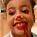North West Gave Her Siblings Messy Pennywise Makeovers
