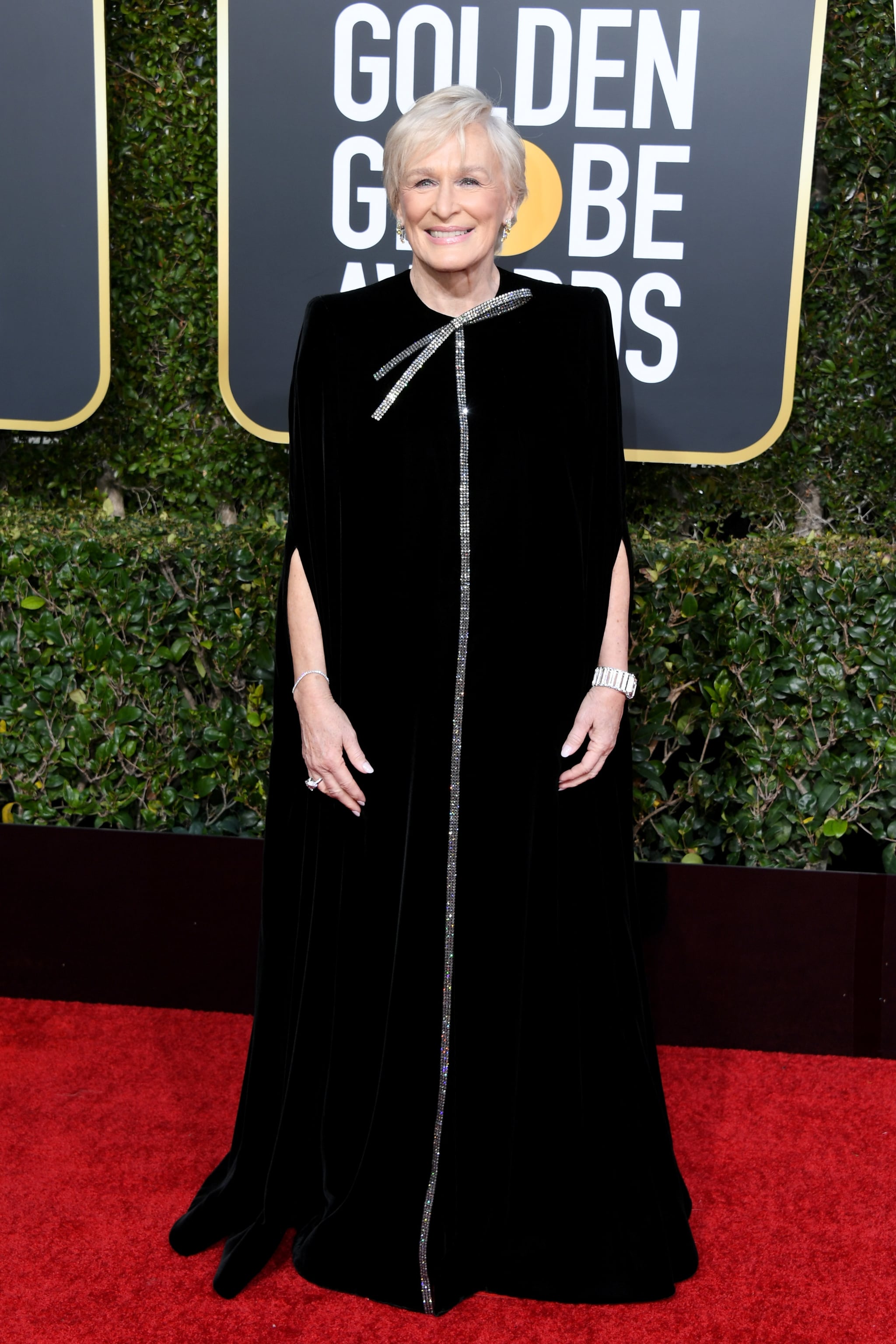 Glenn close dress golden globes 2019 2025