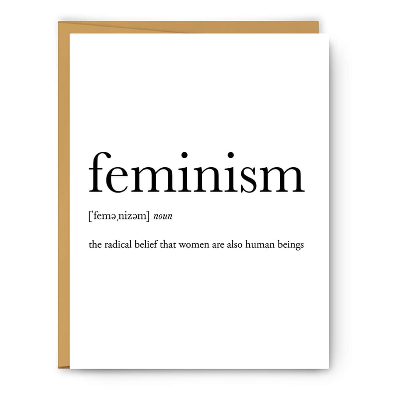 Feminism Definition Card