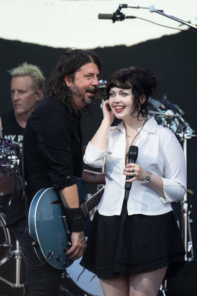 Dave Grohl and Daughter Violet at the 2023 Glastonbury Festival