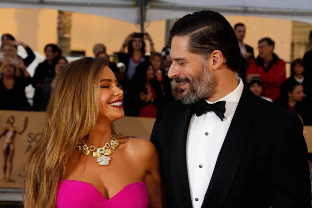 Sofia Vergara and Joe Manganiello's PDA at SAG Awards 2016