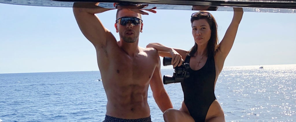 Kourtney Kardashian's Black Swimsuit